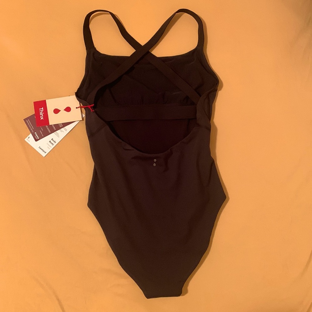 Thinx NWT Leotard Super Absorbency Black - Picture 3 of 13